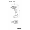 Metabo BS 18 L BL Q - 18V Brushless Lithium-Ion Cordless Compact Drill / Screwdriver Skin 602327890 